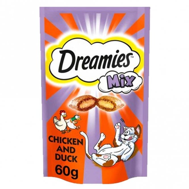 Dreamies Dreamies Mix Cat Treats Wth Chicken & Duck 60g